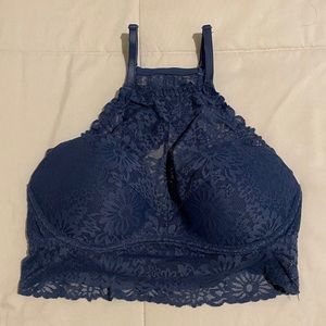 Pink halter top bra